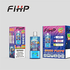 fihp 90000 puffs original fihp 3in1 90k 3 flavors in 1 vape led display type c port disposable e cigarettes customizable. fast shipping