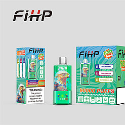 fihp 90000 puffs original fihp 3in1 90k 3 flavors in 1 vape led display type c port disposable e cigarettes customizable. fast shipping