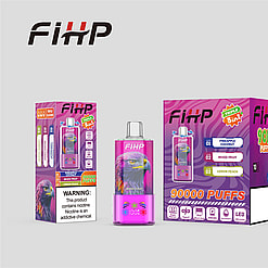fihp 90000 puffs original fihp 3in1 90k 3 flavors in 1 vape led display type c port disposable e cigarettes customizable. fast shipping