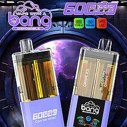 bang 60000 puffs original bang 2in1 60k can be filled with e liquid vape led display disposable e cigarettes customizable. fast shipping