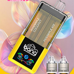 bang 60000 puffs original bang 2in1 60k can be filled with e liquid vape led display disposable e cigarettes customizable. fast shipping