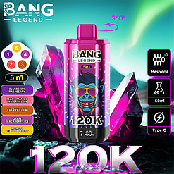 bang legend 120000 puffs 5 flavor switching original bang legend 120k 5in1 flavor disposable vape shipping from eu warehouse free shipping