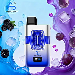 fumot eco 50000 puffs original fumot eco 50k double flavors vape led display type c port disposable e cigarettes customizable. fast shipping