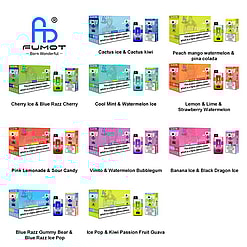 fumot eco 50000 puffs original fumot eco 50k double flavors vape led display type c port disposable e cigarettes customizable. fast shipping