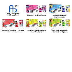 fumot eco 50000 puffs original fumot eco 50k double flavors vape led display type c port disposable e cigarettes customizable. fast shipping