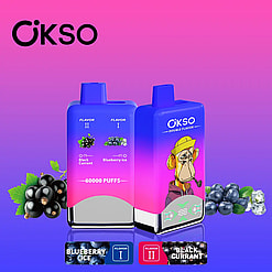 okso 60000 puffs original okso 2in1 50k double flavors vape led display type c port disposable e cigarettes customizable. fast shipping