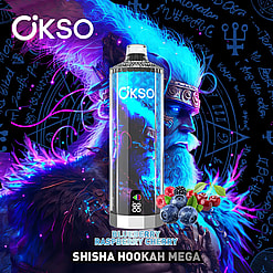 okso shisha 50000 puffs original okso shisha hookah mega 50k vape led display type c port disposable e cigarettes customizable fast shipping