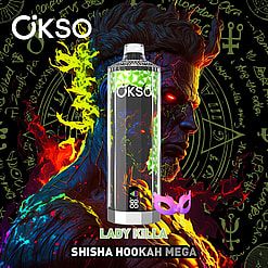 okso shisha 50000 puffs original okso shisha hookah mega 50k vape led display type c port disposable e cigarettes customizable fast shipping