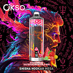 okso shisha 50000 puffs original okso shisha hookah mega 50k vape led display type c port disposable e cigarettes customizable fast shipping
