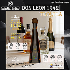 solaris don leon tequila 30000 puffs original don leon 1942 tequila 30k liquor bottle vape led display type c port disposable e cigarettes fast shipping