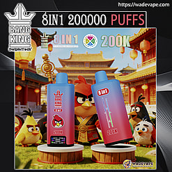 bang king 200000 puffs original bang king 8in1 200k vape led display type c port disposable e cigarettes customizable fast shipping