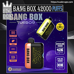bang box 42000 puffs original bang box turbo 42k starry vape led display type c port disposable e cigarettes customizable fast shipping