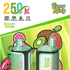 bang king 250000 puffs original bang king 4in1 250k vape led display type c port disposable e cigarettes customizable fast shipping