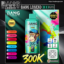 bang legend 300000 puffs original bang legend 8in1 300k vape led display type c port disposable e cigarettes customizable fast shipping