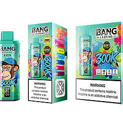 bang legend 300000 puffs original bang legend 8in1 300k vape led display type c port disposable e cigarettes customizable fast shipping