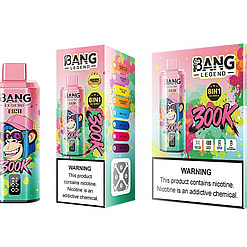 bang legend 300000 puffs original bang legend 8in1 300k vape led display type c port disposable e cigarettes customizable fast shipping
