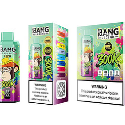 bang legend 300000 puffs original bang legend 8in1 300k vape led display type c port disposable e cigarettes customizable fast shipping