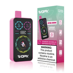 vopk ultra 40000 puffs double flavor switching original genuine 40k type c charging port led display customizable. fast shipping