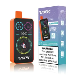vopk ultra 40000 puffs double flavor switching original genuine 40k type c charging port led display customizable. fast shipping