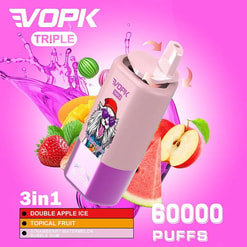 Vopk pens 60000 trekjes drie smaken schakelaar originele echte 3in1 60k type c oplaadpoort led-display aanpasbaar. snelle verzending