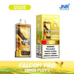jnr falcon pro 28000 puffs original genuine disposable vape led display type c charging port crystal 28k customizable. fast shipping