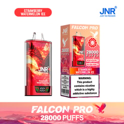 jnr falcon pro 28000 puffs original genuine disposable vape led display type c charging port crystal 28k customizable. fast shipping