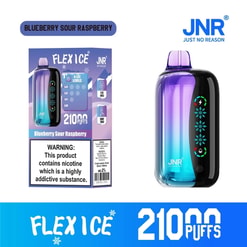 jnr flex ice 21000 puffs original genuine disposable vape led display type c charging port crystal 21k customizable. fast shipping