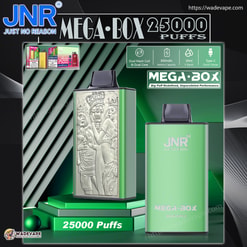 jnr mega box 25000 trekjes originele echte wegwerpvape type c oplaadpoort kristal 25k aanpasbaar. snelle verzending