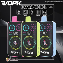 VOPK Ultra 40000 trekjes dubbele smaakomschakeling originele echte 40K Type C oplaadpoort LED-display aanpasbaar. snelle verzending
