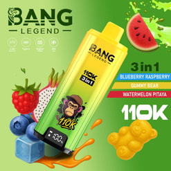 bang legend 110000 puffs 3 flavor switching original genuine 110k 3in1 large capacity customizable. fast shipping