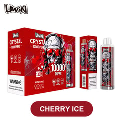 uwin crystal 10000 puffs original genuine 10k puffs type c charging port led display customizable. fast shipping