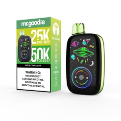 mr.goodie dual mode king 50000 puffs 25k & 50k dual mode switching original genuine mr.goodie 50k customizable. fast shipping