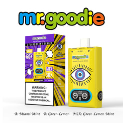 mr.goodie 60000 puffs adjust flavor king 60k 3 flavor switching original genuine mr.goodie 60k 3in1 customizable. fast shipping