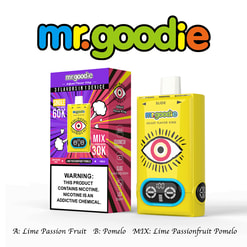 mr.goodie 60000 puffs adjust flavor king 60k 3 flavor switching original genuine mr.goodie 60k 3in1 customizable. fast shipping