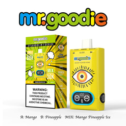 mr.goodie 60000 puffs adjust flavor king 60k 3 flavor switching original genuine mr.goodie 60k 3in1 customizable. fast shipping