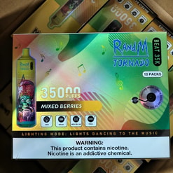 uwin randm tornado beat 35000 puffs original genuine 35k puffs music mode type c charging port led display customizable. fast shipping