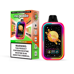 mr.goodie 50000 puffs adjustable ice level original genuine mr.goodie 50k puffs led display customizable. fast shipping