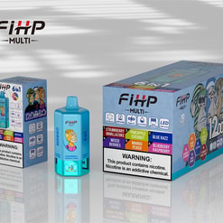 fihp multi 120000 trekjes 6in1 smaken originele echte zes smaken wegwerp vape type c oplaadpoort fihp 120k aanpasbare snelle verzending