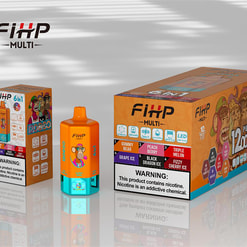 fihp multi 120000 trekjes 6in1 smaken originele echte zes smaken wegwerp vape type c oplaadpoort fihp 120k aanpasbare snelle verzending