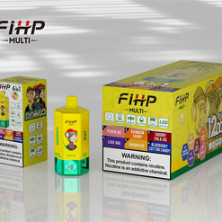 fihp multi 120000 trekjes 6in1 smaken originele echte zes smaken wegwerp vape type c oplaadpoort fihp 120k aanpasbare snelle verzending