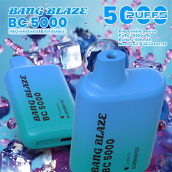 bang blaze bc 5000 zaciągnięć oryginalne bang blaze 5k zaciągnięć vape typu c jednorazowe e-papierosy z możliwością dostosowania. szybka wysyłka