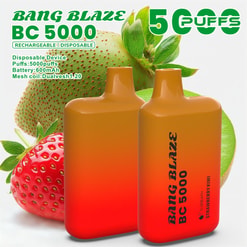 bang blaze bc 5000 zaciągnięć oryginalne bang blaze 5k zaciągnięć vape typu c jednorazowe e-papierosy z możliwością dostosowania. szybka wysyłka