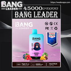 bang leader 45000 puffs original bang 2in1 45k vape led e liquid battery display free shipping from eu warehouse