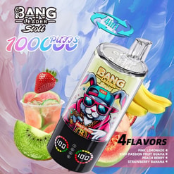 bang leader 100.000 trekjes originele bang leader 100k 4 smaken in 1 vape led-display type c poort wegwerpbare e-sigaretten aanpasbaar. snelle verzending