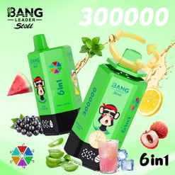 bang lider 300000 zaciągnięć oryginalny bang lider stoll 300k 6 smaków w 1 vape wyświetlacz led typ c port jednorazowe e papierosy konfigurowalny szybka wysyłka