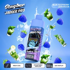 stag bar 40000 soezen originele stag bar jagger pro 40k vape led-scherm type c poort wegwerp e sigaretten eu magazijn 3 5 dagen levering