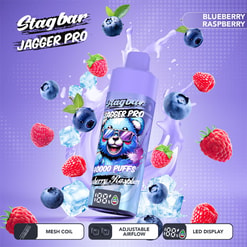 stag bar 40000 soezen originele stag bar jagger pro 40k vape led-scherm type c poort wegwerp e sigaretten eu magazijn 3 5 dagen levering