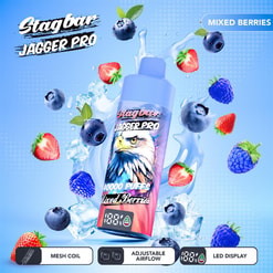 stag bar 40000 soezen originele stag bar jagger pro 40k vape led-scherm type c poort wegwerp e sigaretten eu magazijn 3 5 dagen levering
