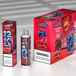 uor 12000 puffs original uor crystal 12k vape led rainbow lights type c port disposable e cigarettes customizable. fast shipping