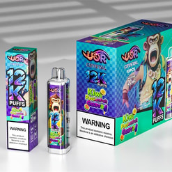 uor 12000 puffs original uor crystal 12k vape led rainbow lights type c port disposable e cigarettes customizable. fast shipping